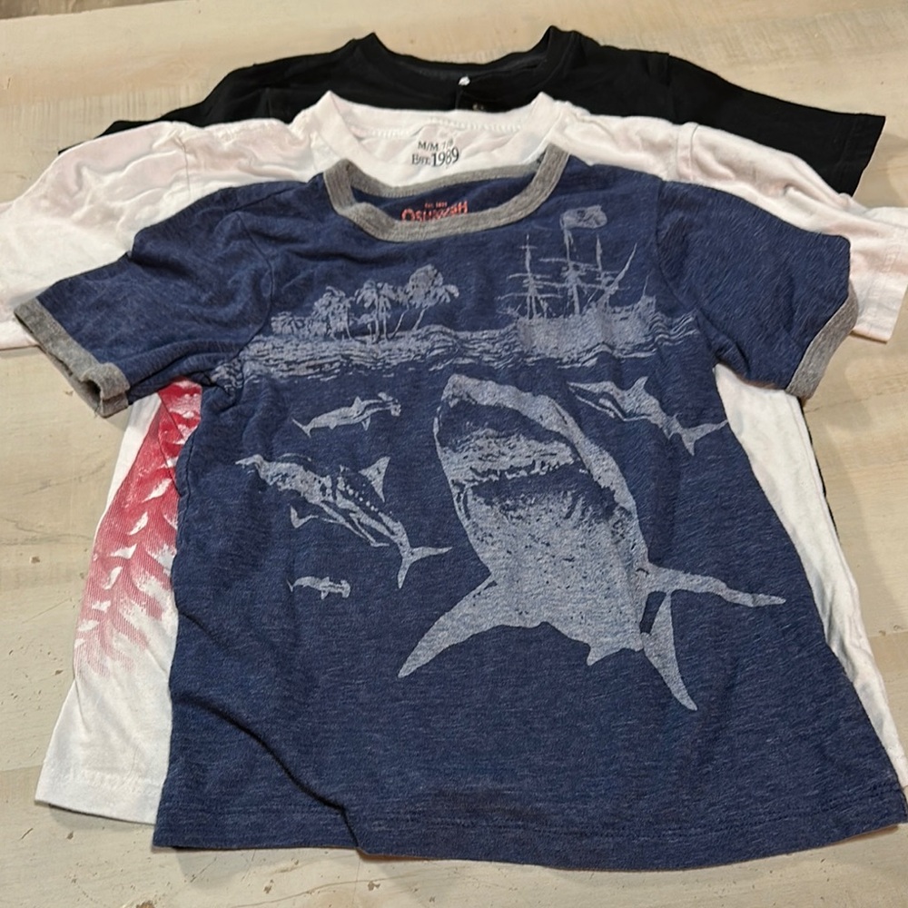 Oshkosh shark graphic children’s place baseball graphic 365 kids color block